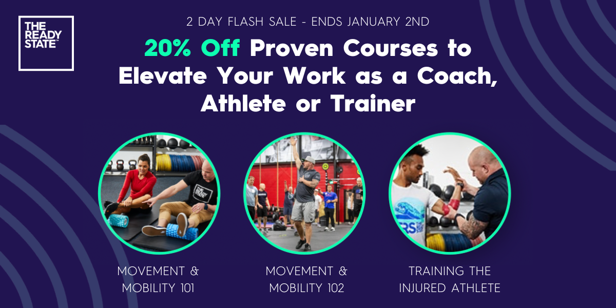 20% Off Professional Movement & Mobility Courses from The Ready State!